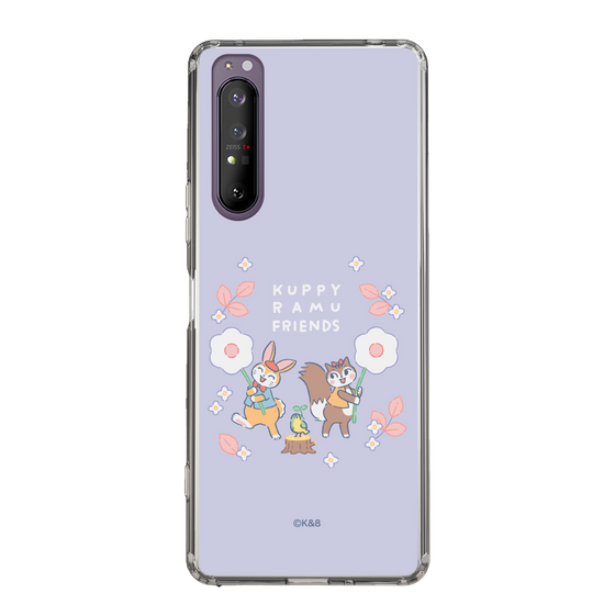 Slim Protection Case［ Kuppyramu Friends - Flower ］