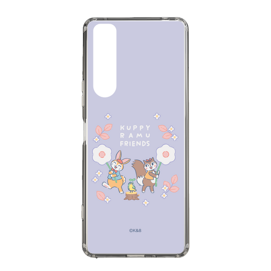 Slim Protection Case［ Kuppyramu Friends - Flower ］