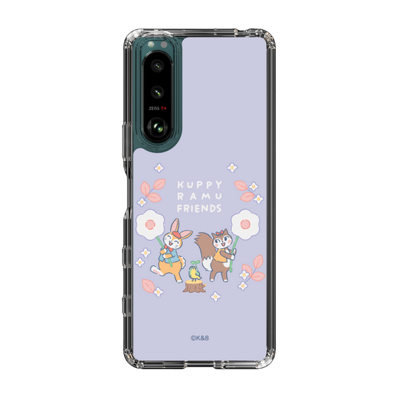 Slim Protection Case［ Kuppyramu Friends - Flower ］