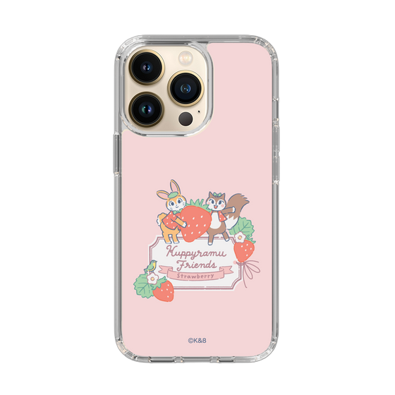 Slim Protection Case［ Kuppyramu Friends - Strawberry ］