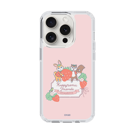 Slim Protection Case［ Kuppyramu Friends - Strawberry ］