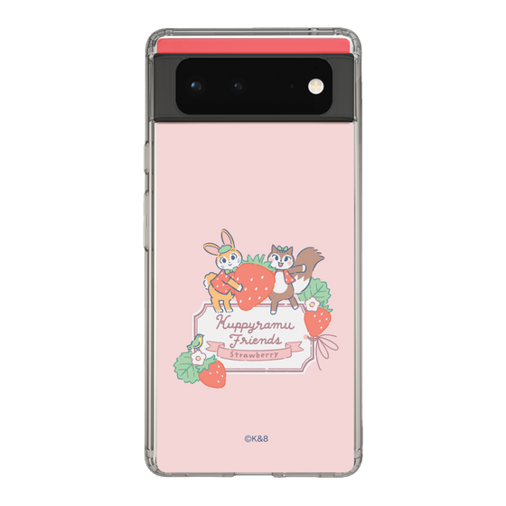 Slim Protection Case［ Kuppyramu Friends - Strawberry ］