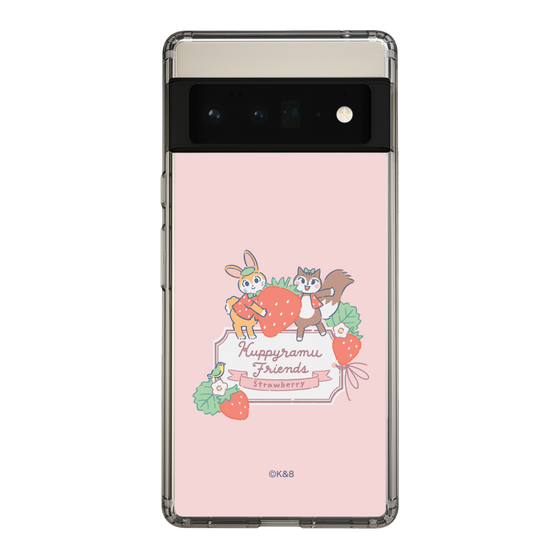 Slim Protection Case［ Kuppyramu Friends - Strawberry ］