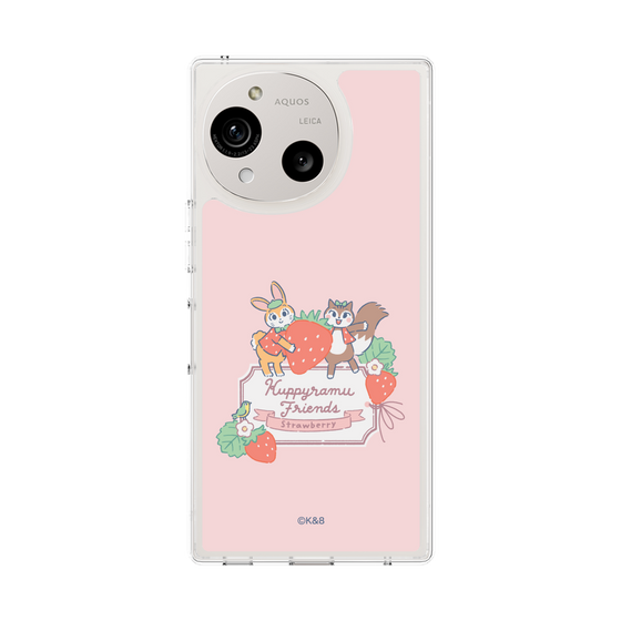 Slim Protection Case［ Kuppyramu Friends - Strawberry ］