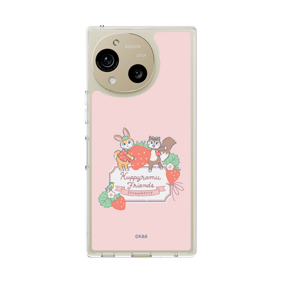 Slim Protection Case［ Kuppyramu Friends - Strawberry ］