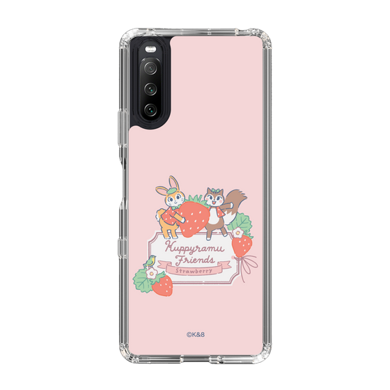 Slim Protection Case［ Kuppyramu Friends - Strawberry ］