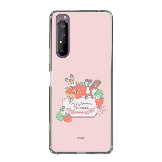Slim Protection Case［ Kuppyramu Friends - Strawberry ］
