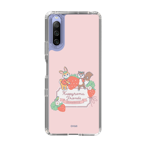 Slim Protection Case［ Kuppyramu Friends - Strawberry ］