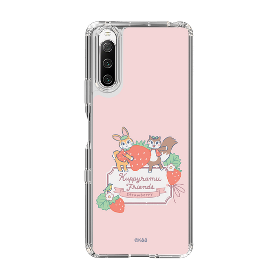 Slim Protection Case［ Kuppyramu Friends - Strawberry ］