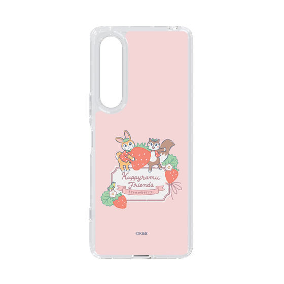 Slim Protection Case［ Kuppyramu Friends - Strawberry ］