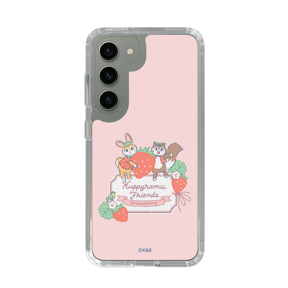 Slim Protection Case［ Kuppyramu Friends - Strawberry ］