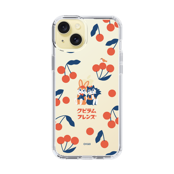 Slim Protection Case［ Kuppyramu Friends - Cherry ］