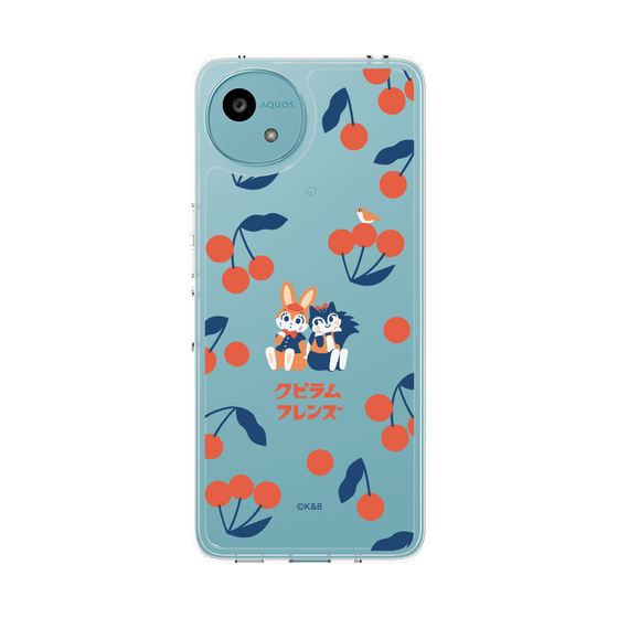Slim Protection Case［ Kuppyramu Friends - Cherry ］
