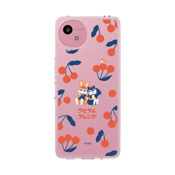 Slim Protection Case［ Kuppyramu Friends - Cherry ］