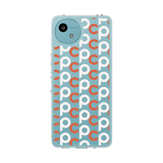 Slim Protection Case［ Original - CASEPLAY Initial All-over Pattern - Orange ］