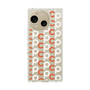 Slim Protection Case［ Original - CASEPLAY Initial All-over Pattern - Orange ］