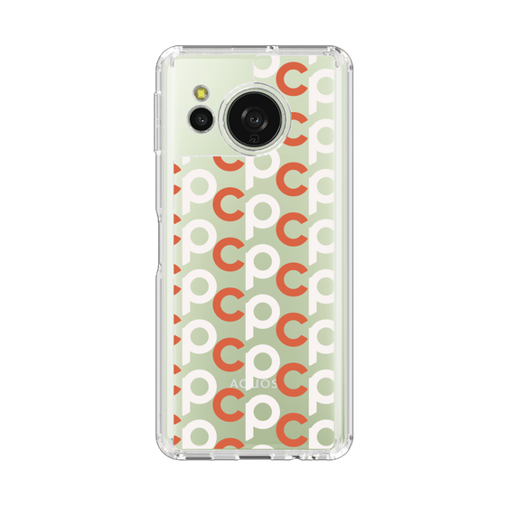 Slim Protection Case［ Original - CASEPLAY Initial All-over Pattern - Orange ］