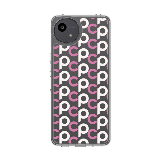 Slim Protection Case［ Original - CASEPLAY Initial All-over Pattern - Pink ］