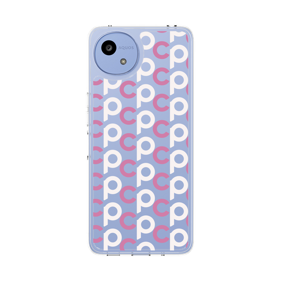 Slim Protection Case［ Original - CASEPLAY Initial All-over Pattern - Pink ］