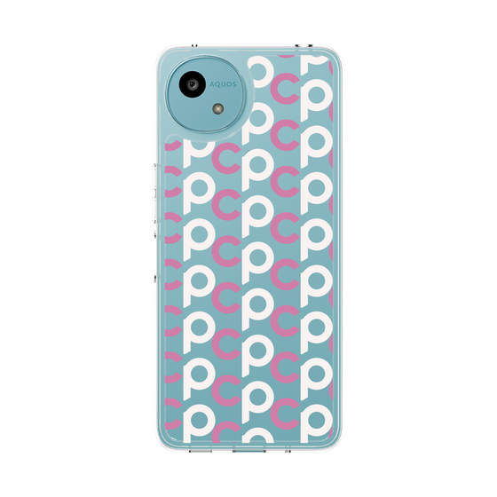 Slim Protection Case［ Original - CASEPLAY Initial All-over Pattern - Pink ］