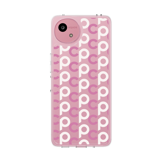 Slim Protection Case［ Original - CASEPLAY Initial All-over Pattern - Pink ］