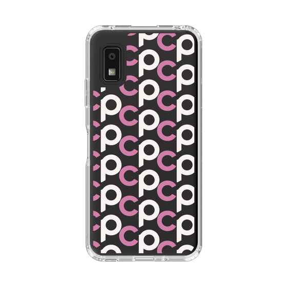 Slim Protection Case［ Original - CASEPLAY Initial All-over Pattern - Pink ］