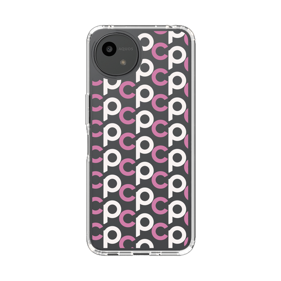 Slim Protection Case［ Original - CASEPLAY Initial All-over Pattern - Pink ］