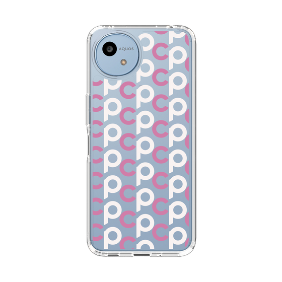 Slim Protection Case［ Original - CASEPLAY Initial All-over Pattern - Pink ］