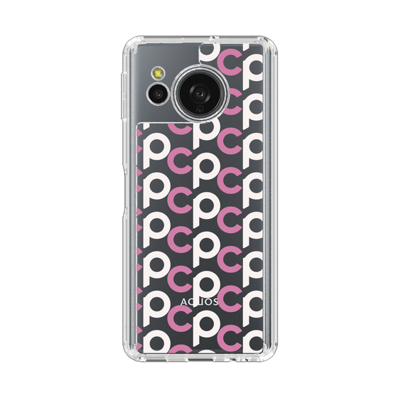 Slim Protection Case［ Original - CASEPLAY Initial All-over Pattern - Pink ］