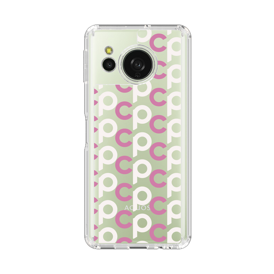 Slim Protection Case［ Original - CASEPLAY Initial All-over Pattern - Pink ］