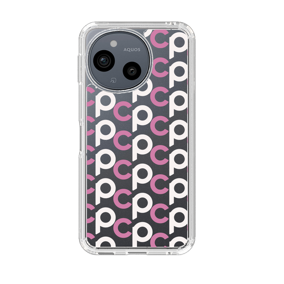 Slim Protection Case［ Original - CASEPLAY Initial All-over Pattern - Pink ］