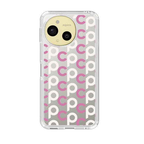 Slim Protection Case［ Original - CASEPLAY Initial All-over Pattern - Pink ］