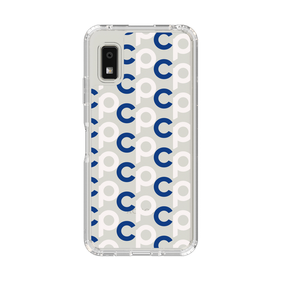 Slim Protection Case［ Original - CASEPLAY Initial All-over Pattern - Navy ］