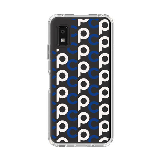 Slim Protection Case［ Original - CASEPLAY Initial All-over Pattern - Navy ］