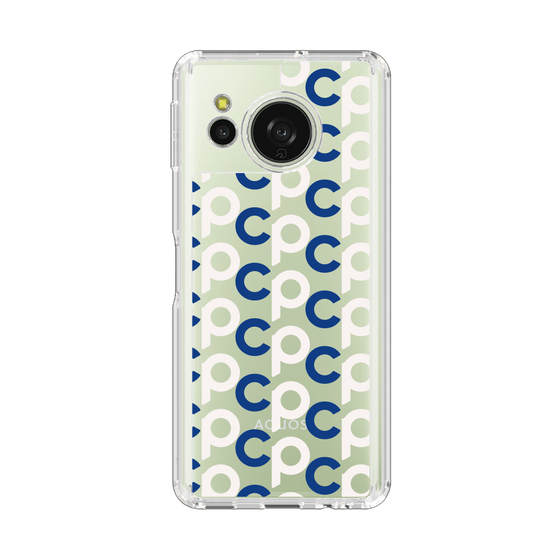 Slim Protection Case［ Original - CASEPLAY Initial All-over Pattern - Navy ］
