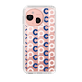 Slim Protection Case［ Original - CASEPLAY Initial All-over Pattern - Navy ］