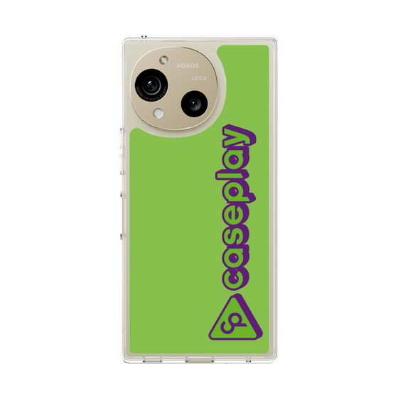 Slim Protection Case［ Original - CASEPLAY Logotype - Green ］