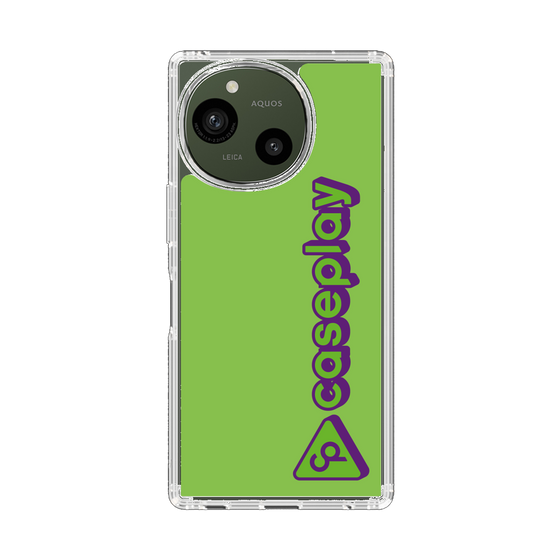 Slim Protection Case［ Original - CASEPLAY Logotype - Green ］