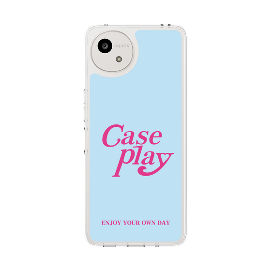 Slim Protection Case［ Original - ENJOY YOUR OWN DAY - Light Blue ］