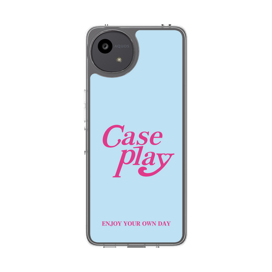Slim Protection Case［ Original - ENJOY YOUR OWN DAY - Light Blue ］