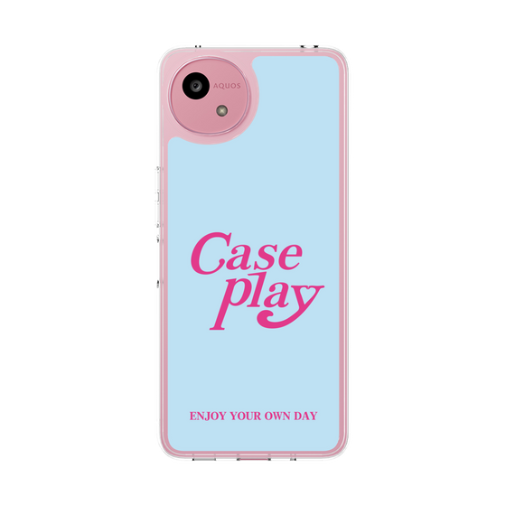 Slim Protection Case［ Original - ENJOY YOUR OWN DAY - Light Blue ］