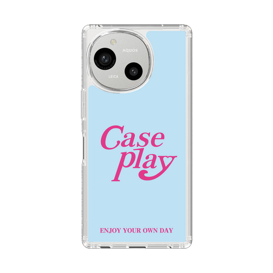 Slim Protection Case［ Original - ENJOY YOUR OWN DAY - Light Blue ］