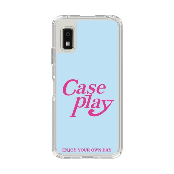 Slim Protection Case［ Original - ENJOY YOUR OWN DAY - Light Blue ］