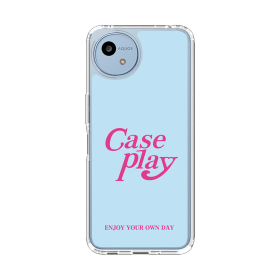 Slim Protection Case［ Original - ENJOY YOUR OWN DAY - Light Blue ］