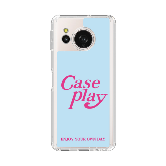 Slim Protection Case［ Original - ENJOY YOUR OWN DAY - Light Blue ］