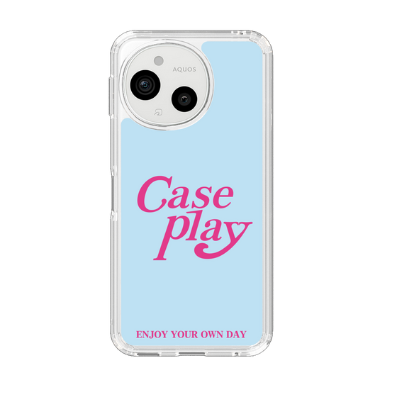 Slim Protection Case［ Original - ENJOY YOUR OWN DAY - Light Blue ］