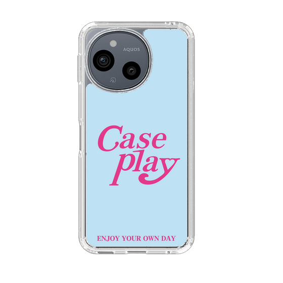 Slim Protection Case［ Original - ENJOY YOUR OWN DAY - Light Blue ］