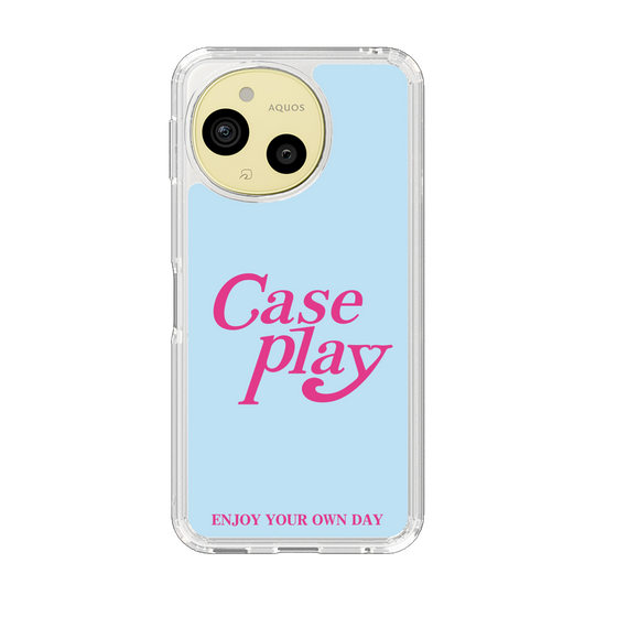 Slim Protection Case［ Original - ENJOY YOUR OWN DAY - Light Blue ］