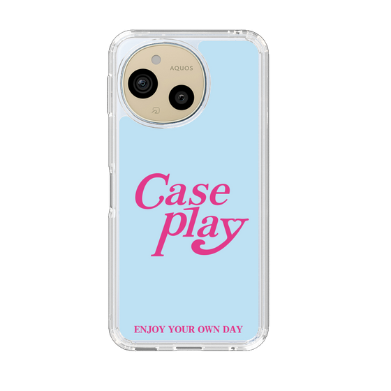 Slim Protection Case［ Original - ENJOY YOUR OWN DAY - Light Blue ］