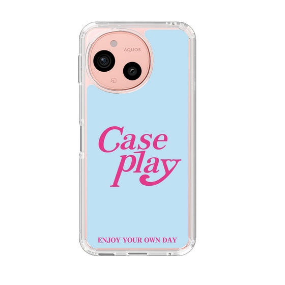 Slim Protection Case［ Original - ENJOY YOUR OWN DAY - Light Blue ］